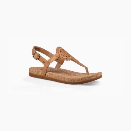 UGG Ayden II Khaki Sandals for Women (MIXF20531)